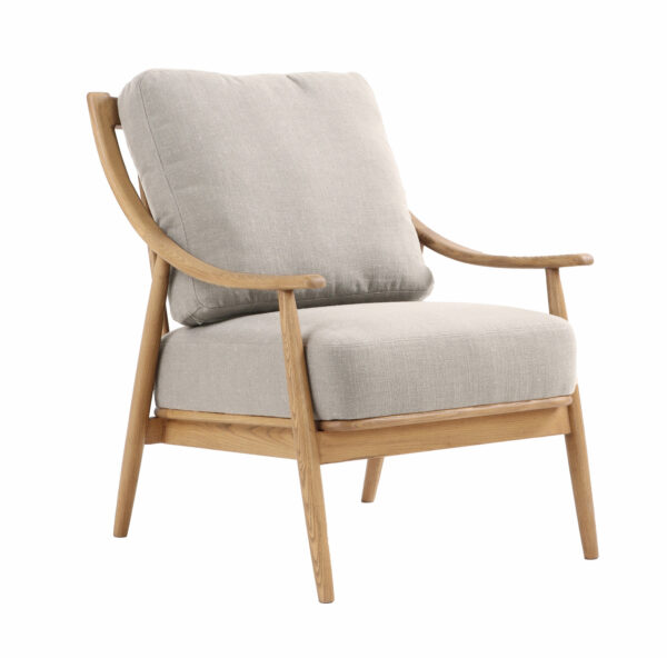 Kinsley Club Chair (Light Linen) Texas