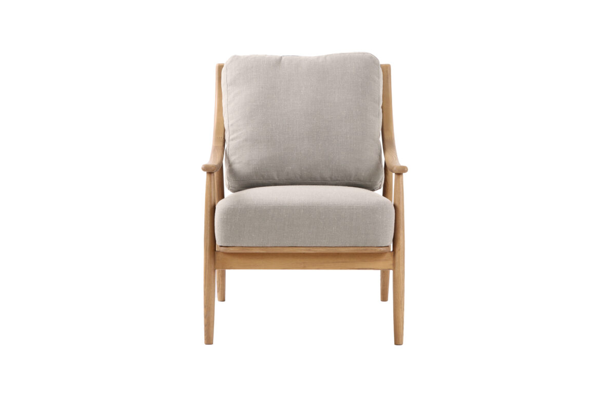 Kinsley Club Chair (Light Linen) Texas - Image 2