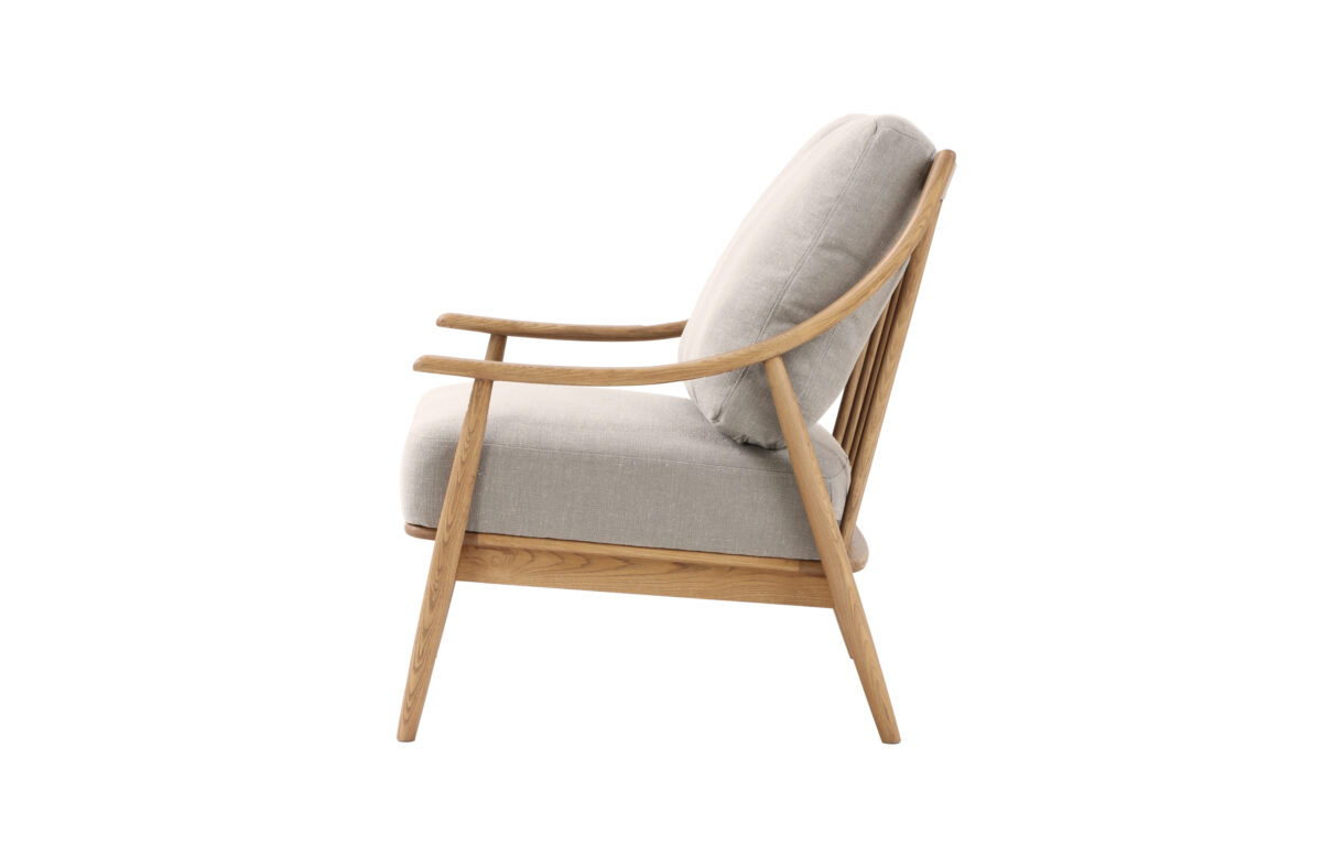 Kinsley Club Chair (Light Linen) Texas - Image 3