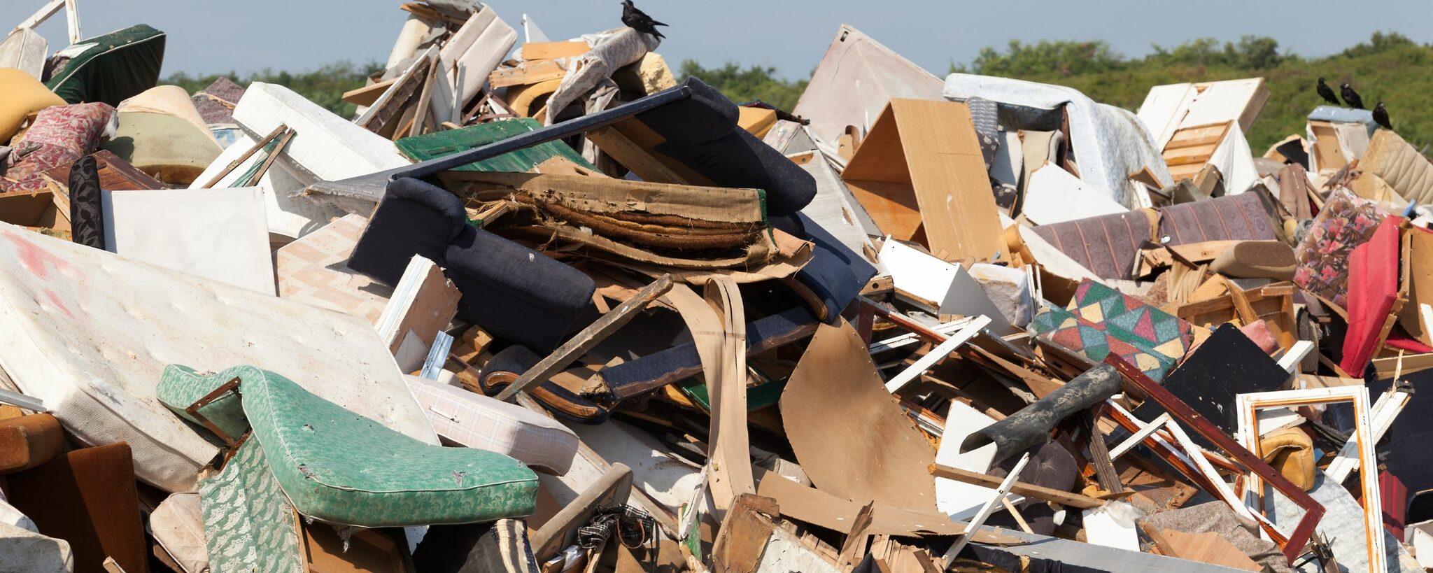 Furniture filling landfills